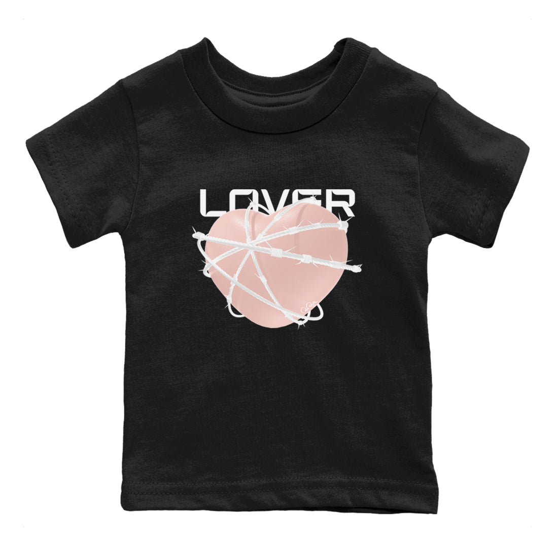 11s Legend Pink shirts to match jordans Heart Lover sneaker match tees Air Jordan 11 Legend Pink SNRT Sneaker Tees streetwear brand Baby and Youth Black 2 cotton tee