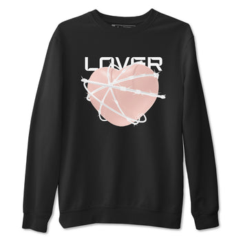 11s Legend Pink shirts to match jordans Heart Lover sneaker match tees Air Jordan 11 Legend Pink SNRT Sneaker Tees streetwear brand Black 2 unisex cotton tee