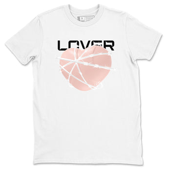 11s Legend Pink shirts to match jordans Heart Lover sneaker match tees Air Jordan 11 Legend Pink SNRT Sneaker Tees streetwear brand White 2 unisex cotton tee