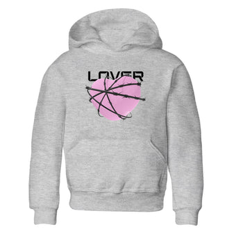 4s Retro Orchid shirts to match jordans Heart Lover sneaker match tees Air Jordan 4 WMNS Orchid match shoes to clothes SNRT Sneaker Tees Youth Baby Heather Grey 2 tee