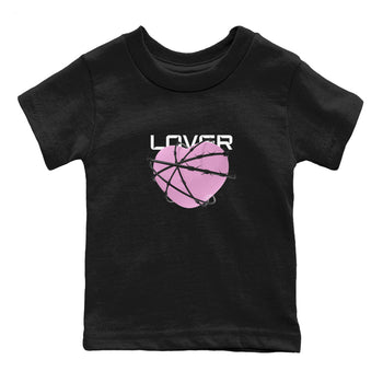 4s Retro Orchid shirts to match jordans Heart Lover sneaker match tees Air Jordan 4 WMNS Orchid match shoes to clothes SNRT Sneaker Tees Youth Baby Black 2 tee