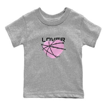 4s Retro Orchid shirts to match jordans Heart Lover sneaker match tees Air Jordan 4 WMNS Orchid match shoes to clothes SNRT Sneaker Tees Youth Baby Heather Grey 2 tee