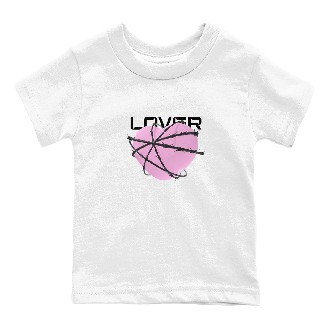 4s Retro Orchid shirts to match jordans Heart Lover sneaker match tees Air Jordan 4 WMNS Orchid match shoes to clothes SNRT Sneaker Tees Youth Baby White 2 tee