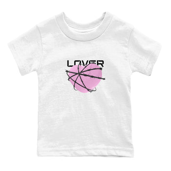 4s Retro Orchid shirts to match jordans Heart Lover sneaker match tees Air Jordan 4 WMNS Orchid match shoes to clothes SNRT Sneaker Tees Youth Baby White 2 tee