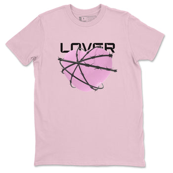 4s Retro Orchid shirts to match jordans Heart Lover sneaker match tees Air Jordan 4 WMNS Orchid match shoes to clothes SNRT Sneaker Tees unisex cotton Pink 2 shirts
