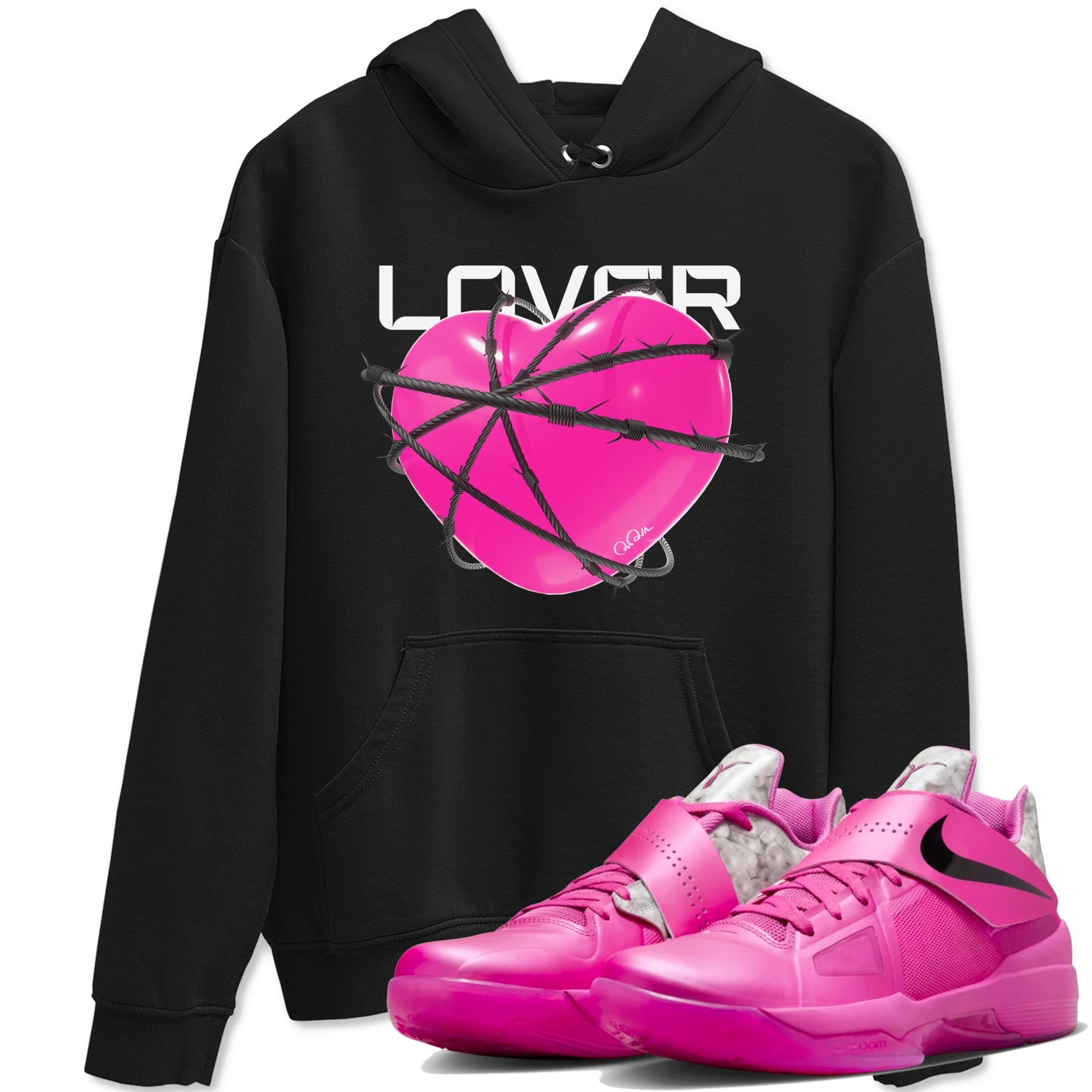 KD 4 Aunt Pearl shirts to match jordans Heart Lover graphic tees KD 4 Aunt Pearl t shirts to match sneakers SNRT Sneaker Tees unisex cotton Black 1 shirts