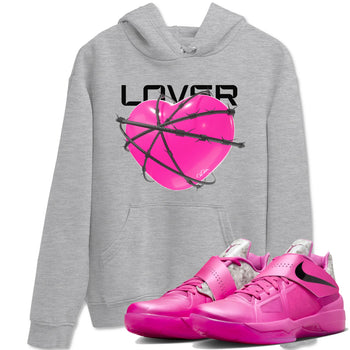KD 4 Aunt Pearl shirts to match jordans Heart Lover graphic tees KD 4 Aunt Pearl t shirts to match sneakers SNRT Sneaker Tees unisex cotton Heather Grey 1 shirts