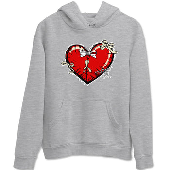 1s Black Toe Reimagined shirts to match jordans Heart with Ribbons sneaker match tees AJ1 High OG Black Toe Reimagined match shoes to clothes SNRT Sneaker Tees unisex cotton Heather Grey 2 shirts