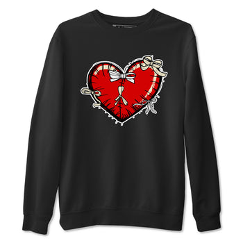 1s Black Toe Reimagined shirts to match jordans Heart with Ribbons sneaker match tees AJ1 High OG Black Toe Reimagined match shoes to clothes SNRT Sneaker Tees unisex cotton Black 2 shirts