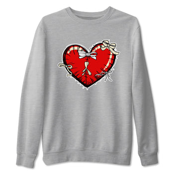 1s Black Toe Reimagined shirts to match jordans Heart with Ribbons sneaker match tees AJ1 High OG Black Toe Reimagined match shoes to clothes SNRT Sneaker Tees unisex cotton Heather Grey 2 shirts