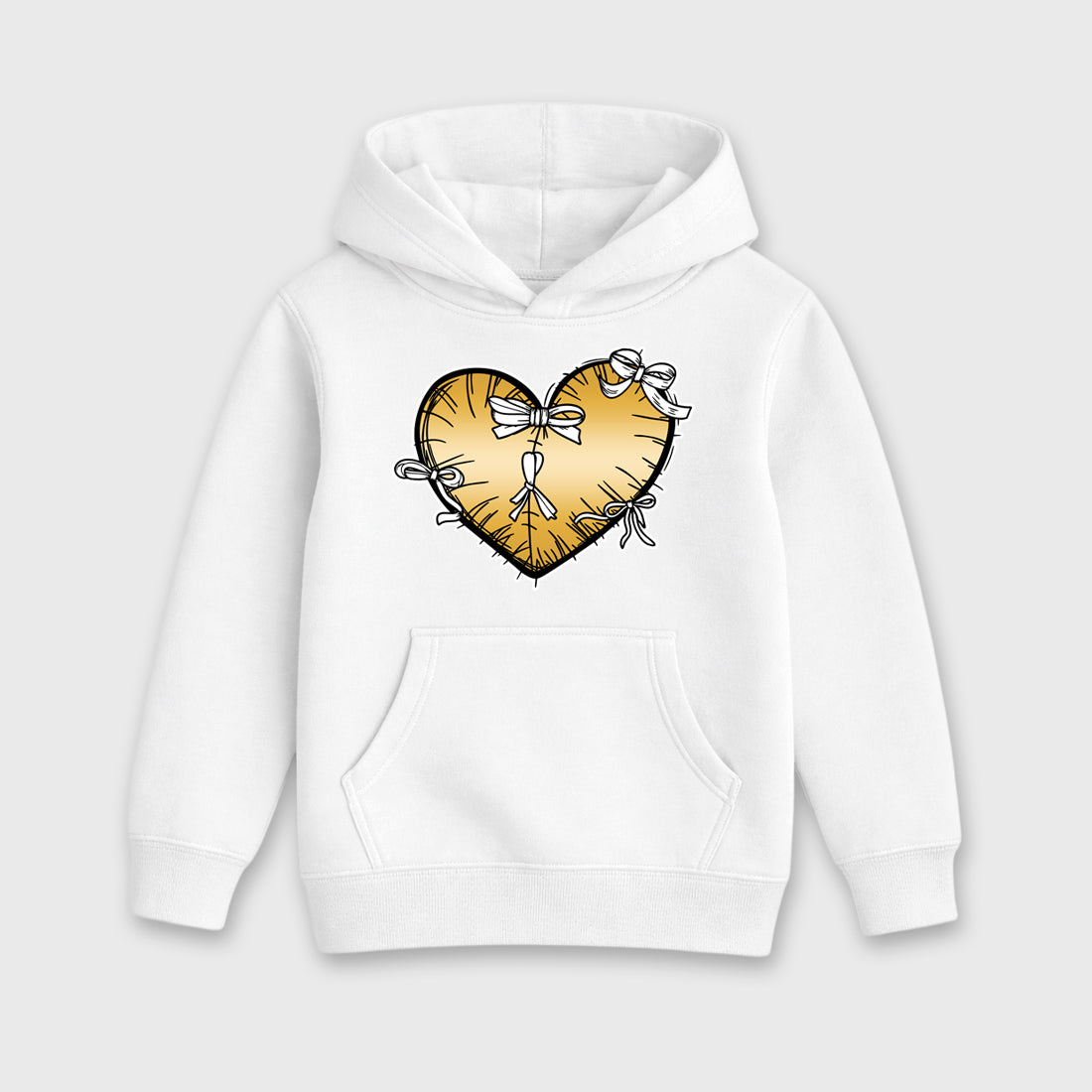 Sneaker match tees – Sneaker Tees To Match Air Jordan 11 Mother's Day Shoes – Heart With Ribbons Kids T-Shirt White 2
