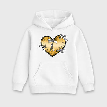 Sneaker match tees – Sneaker Tees To Match Air Jordan 11 Mother's Day Shoes – Heart With Ribbons Kids T-Shirt White 2