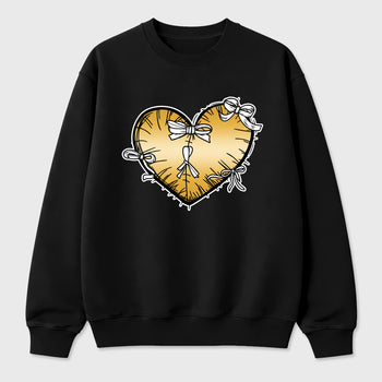 Sneaker match tees – Sneaker Tees To Match Air Jordan 11 Mother's Day Shoes – Heart With Ribbons Tee Black 2