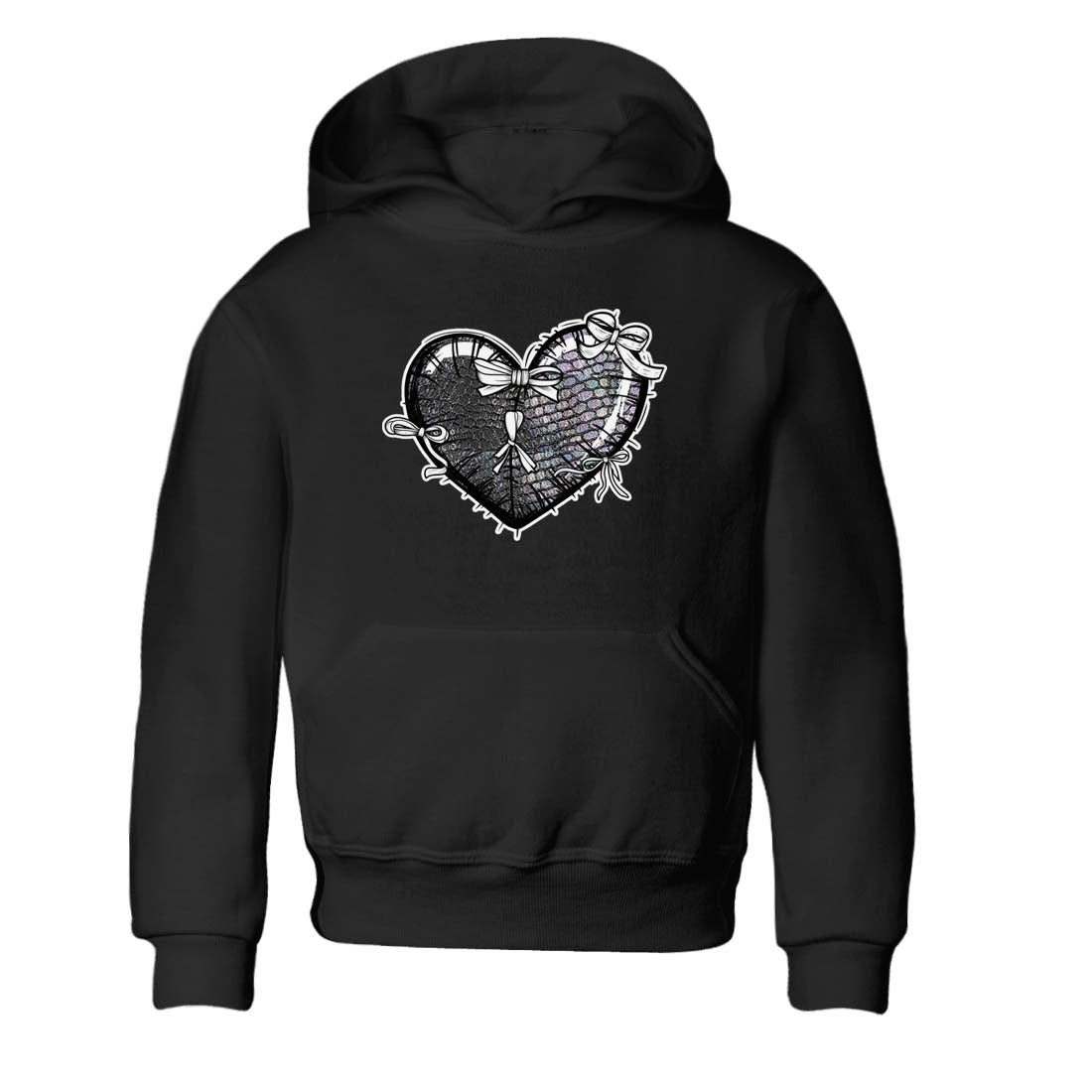 11s Year Of The Snake shirts to match jordans  Heart With Ribbons shirts to match jordans Air Jordan 11 Retro Low Year Of The Snake match shoes to clothes SNRT Sneaker Tees Youth Baby Black 2 tee