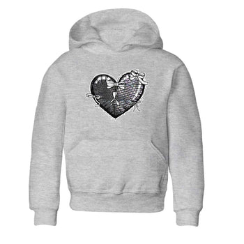 11s Year Of The Snake shirts to match jordans  Heart With Ribbons shirts to match jordans Air Jordan 11 Retro Low Year Of The Snake match shoes to clothes SNRT Sneaker Tees Youth Baby Heather Grey 2 tee
