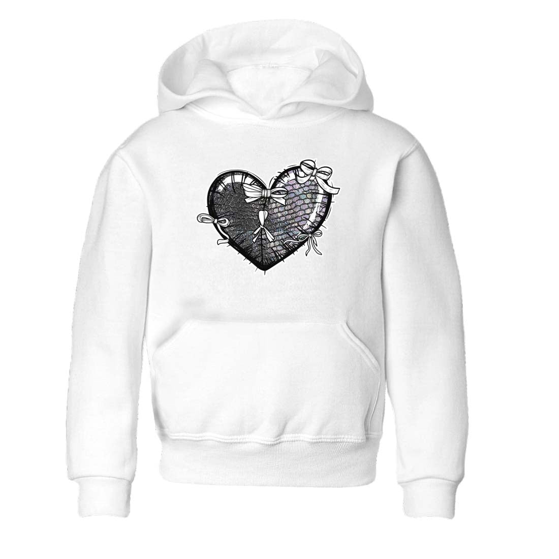 11s Year Of The Snake shirts to match jordans  Heart With Ribbons shirts to match jordans Air Jordan 11 Retro Low Year Of The Snake match shoes to clothes SNRT Sneaker Tees Youth Baby White 2 tee