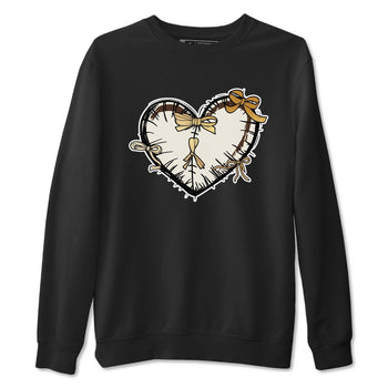 5s Golden Ticket shirts to match jordans  Heart With Ribbons shirts to match jordans Air Jordan 5 Golden Ticket match shoes to clothes SNRT Sneaker Tees unisex cotton Black 2 shirts
