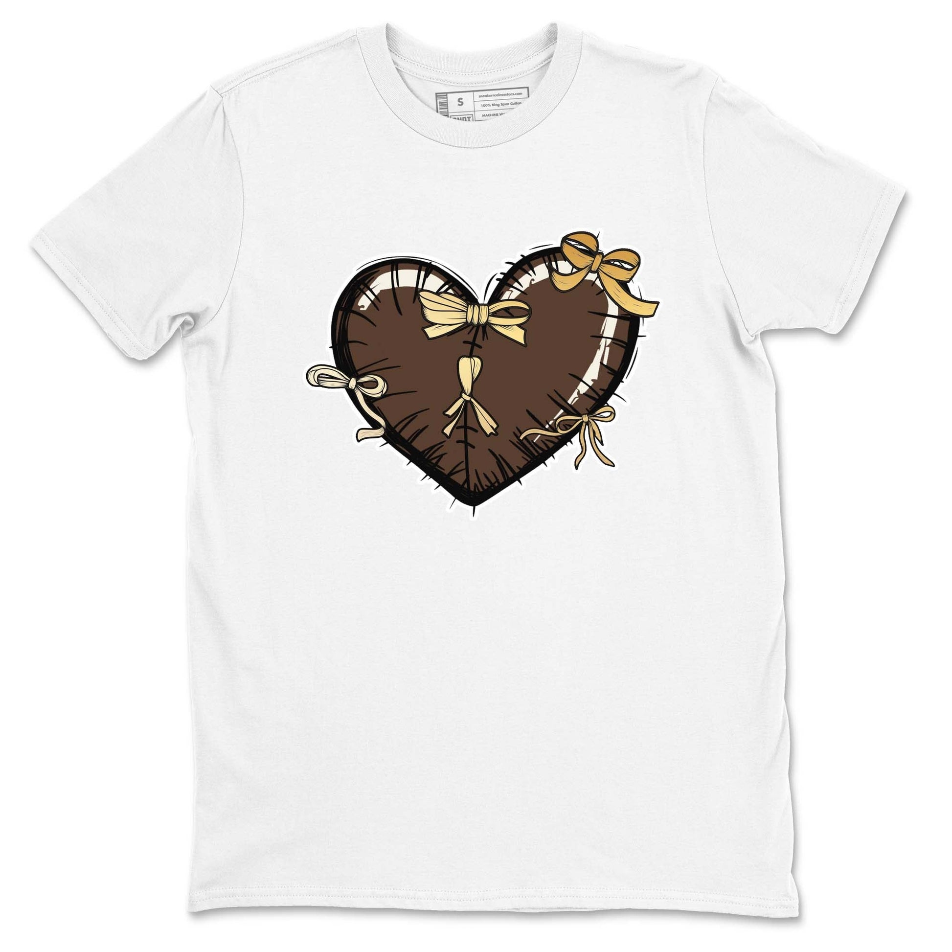 5s Golden Ticket shirts to match jordans  Heart With Ribbons shirts to match jordans Air Jordan 5 Golden Ticket match shoes to clothes SNRT Sneaker Tees unisex cotton White 2 shirts
