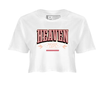 3s Valentines Day shirts to match jordans Heaven Never Left best t shirts to wear with jordans Air Jordan 3 Valentines Day match shoes to clothes SNRT Sneaker Tees unisex cotton White 2 crop tee