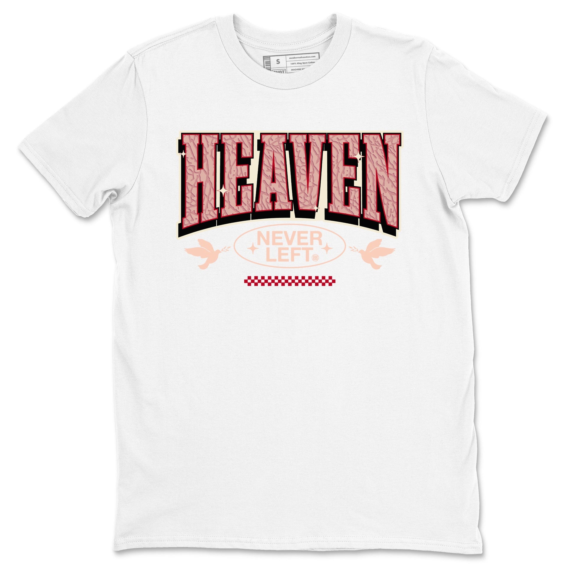 3s Valentines Day shirts to match jordans Heaven Never Left best t shirts to wear with jordans Air Jordan 3 Valentines Day match shoes to clothes SNRT Sneaker Tees unisex cotton White 2 shirts