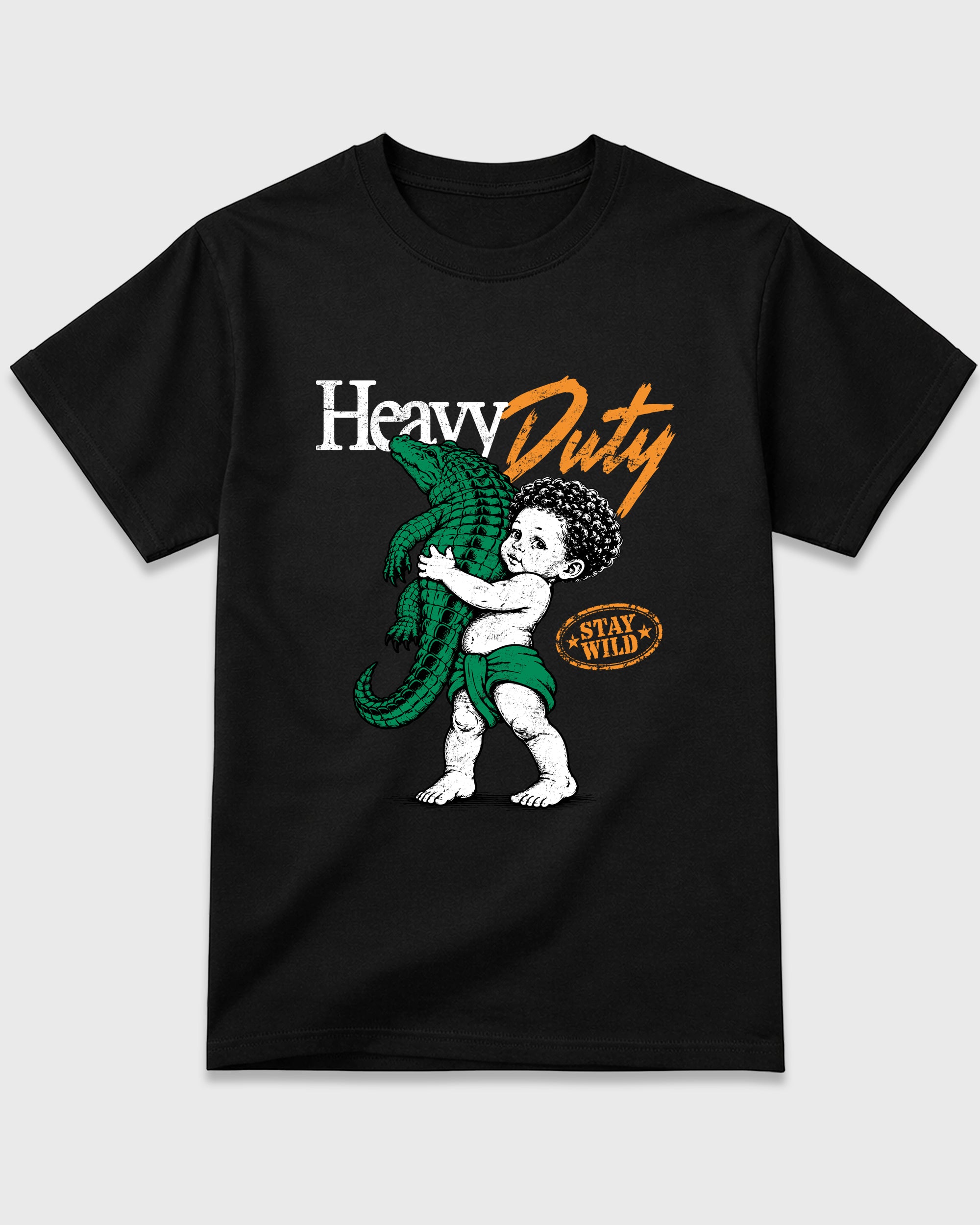 Heavy Duty Graphic T-Shirt featuring original streetwear artwork designed to match the Air Jordan 11 Green Screen. Black 2 Graphic T-Shirt.