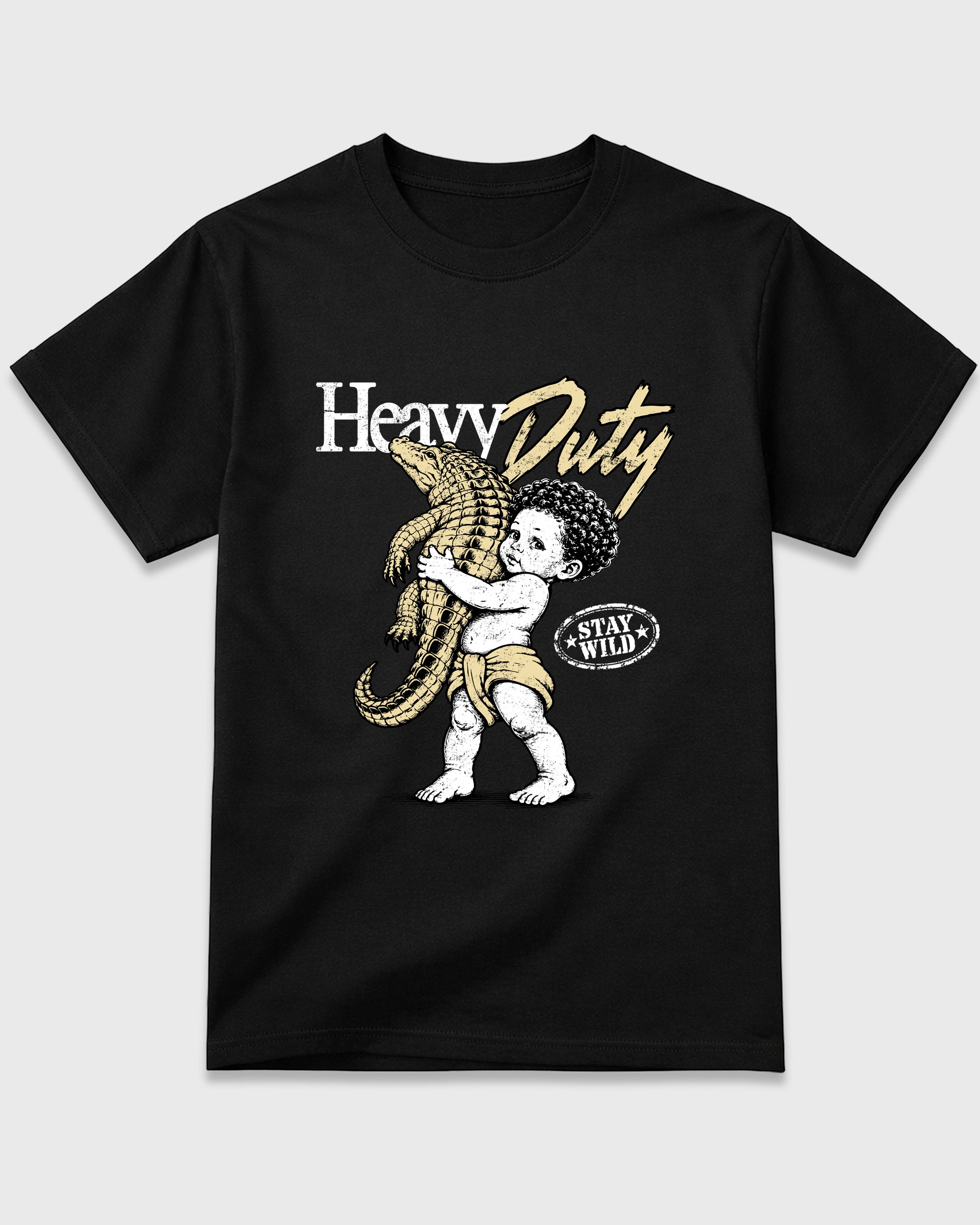 Heavy Duty Graphic T-Shirt featuring original streetwear artwork designed to match the Air Jordan 4 X J Balvin Amazonas. Black 2 Graphic T-Shirt.