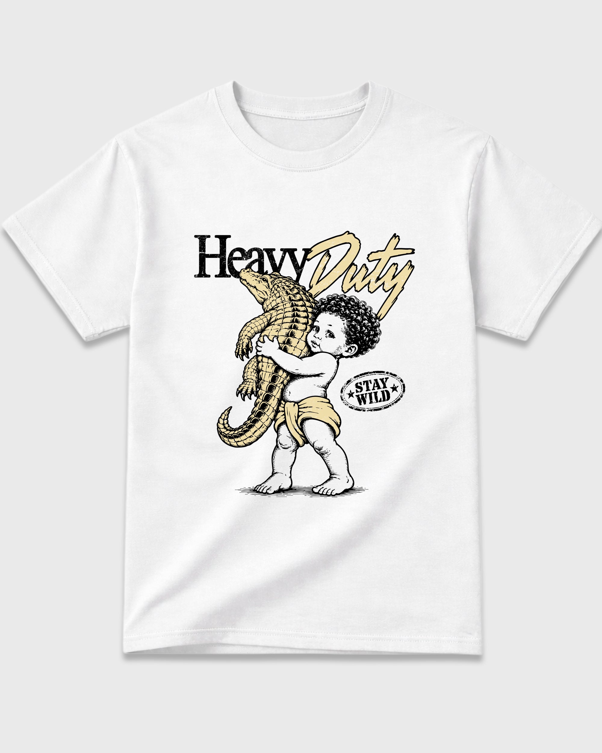 Heavy Duty Graphic T-Shirt featuring original streetwear artwork designed to match the Air Jordan 4 X J Balvin Amazonas. White 2 Graphic T-Shirt.