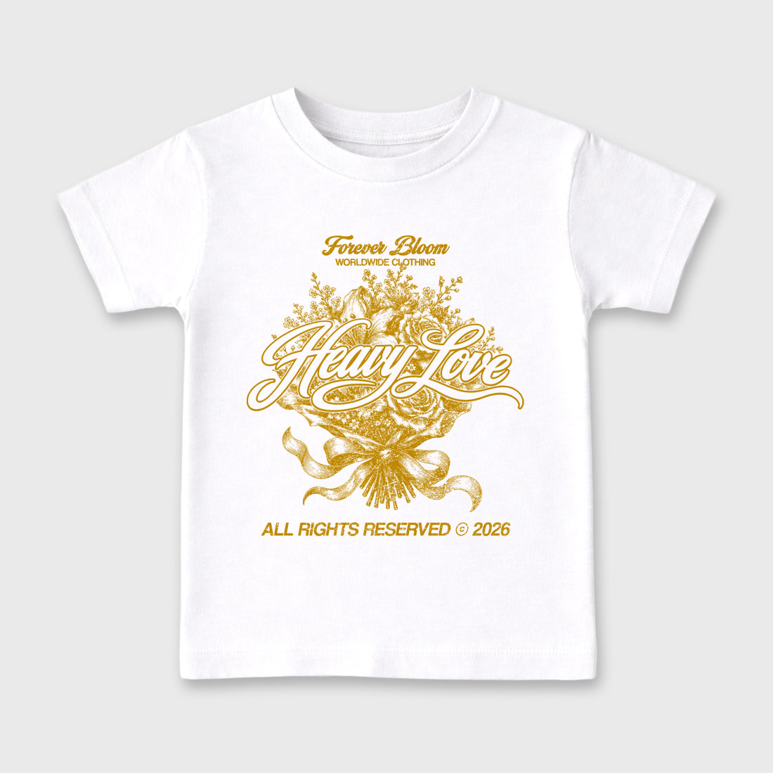 Sneaker match tees – Sneaker Tees To Match Air Jordan 11 Mother's Day Shoes – Heavy Love Kids T-Shirt White 2