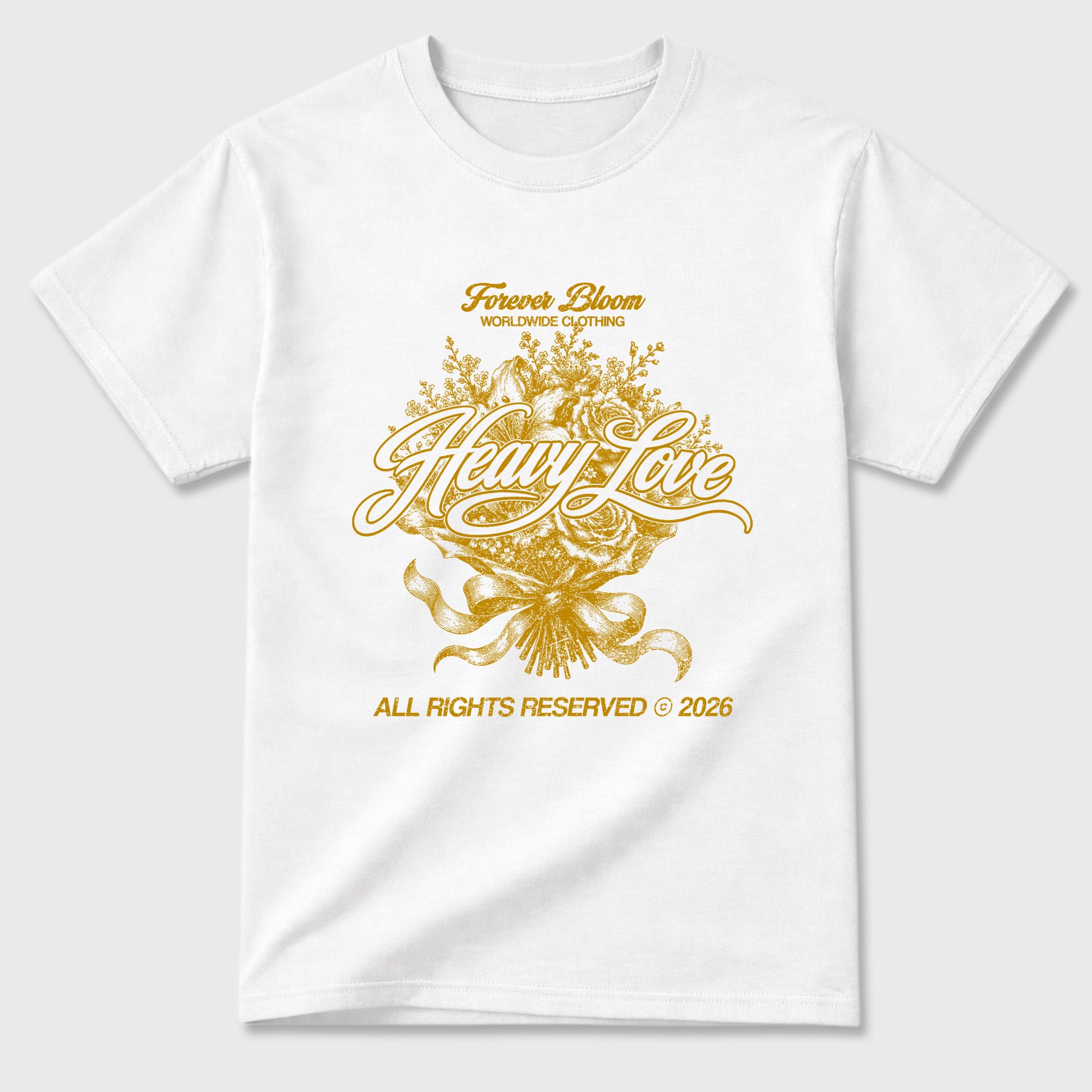 Sneaker match tees – Sneaker Tees To Match Air Jordan 11 Mother's Day Shoes – Heavy Love Tee White 2