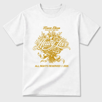 Sneaker match tees – Sneaker Tees To Match Air Jordan 11 Mother's Day Shoes – Heavy Love Tee White 2