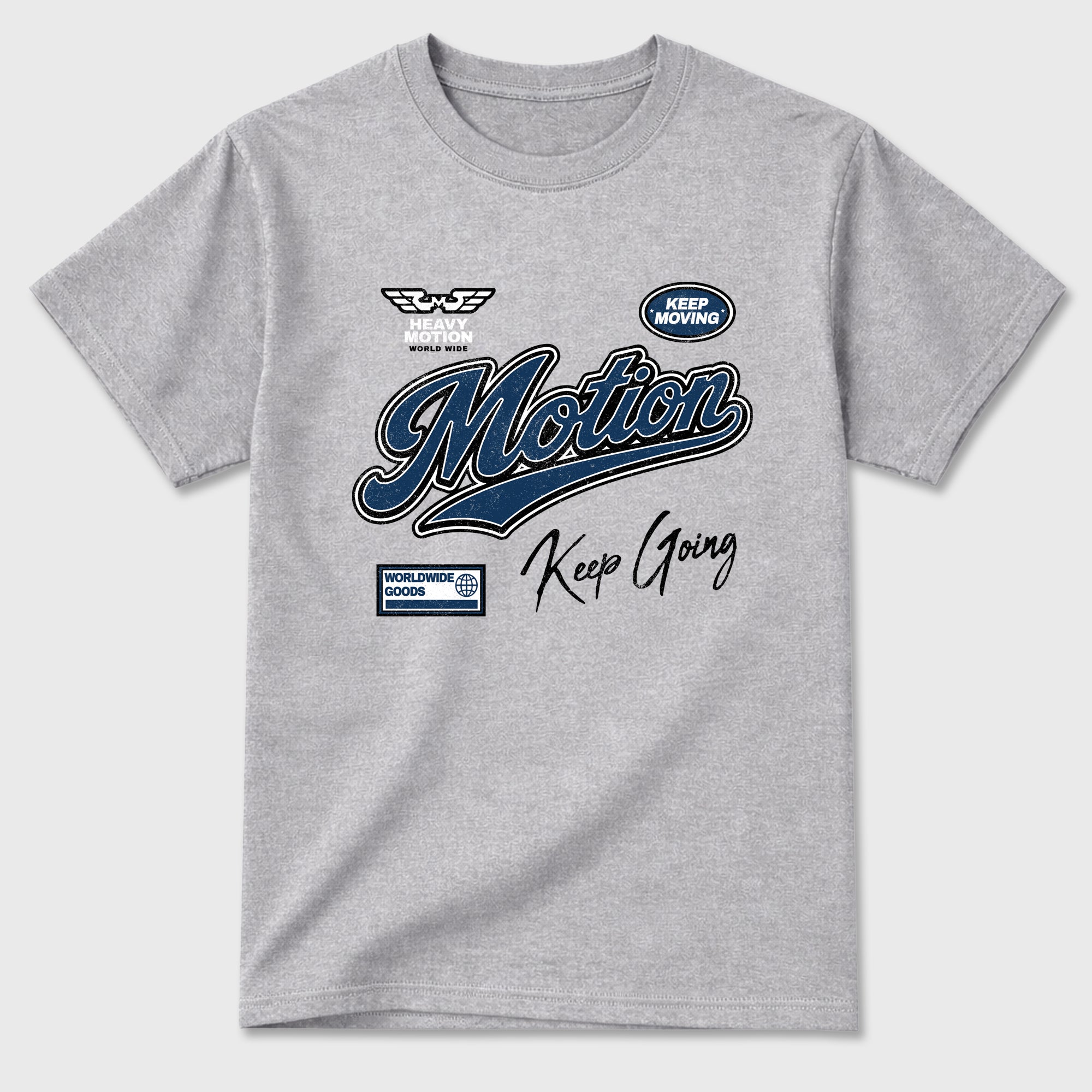 Heavy Motion Graphic T-Shirt featuring original streetwear artwork designed to match the Air Jordan 13 Flint. Heather Grey 2 Graphic T-Shirt.