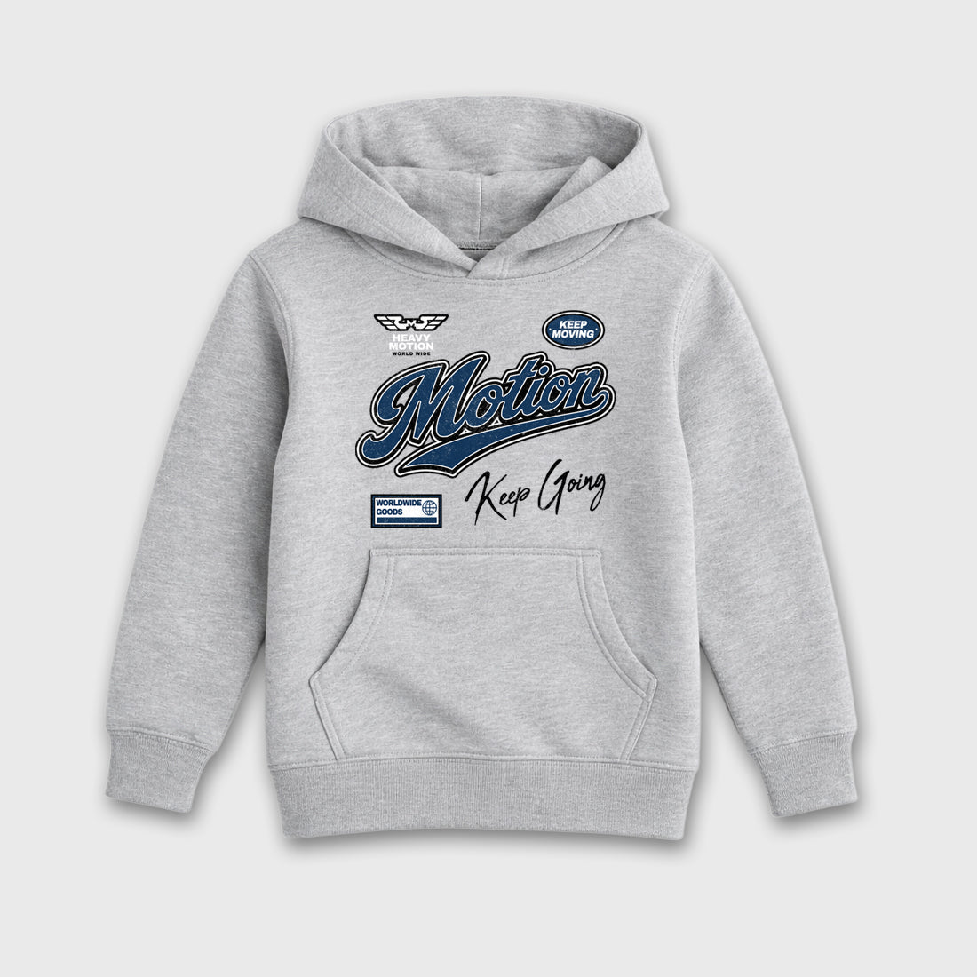 Heavy Motion Baby & Kids Graphic Hoodie featuring original artwork designed to match the Air Jordan 13 Flint. Heather Grey 2 Kids Graphic Sweater.