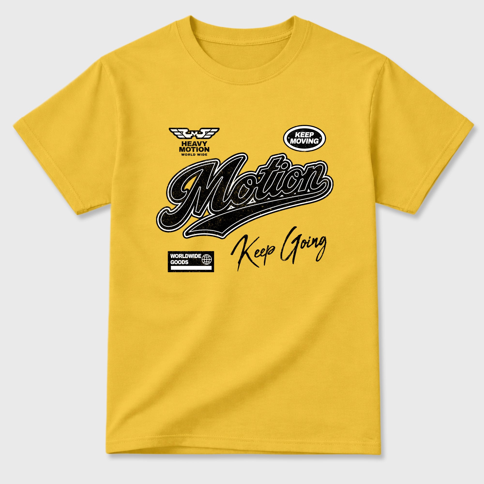 Heavy Motion Graphic T-Shirt featuring original streetwear artwork designed to match the Air Jordan 4 Tour Yellow. Daisy 2 Graphic T-Shirt.