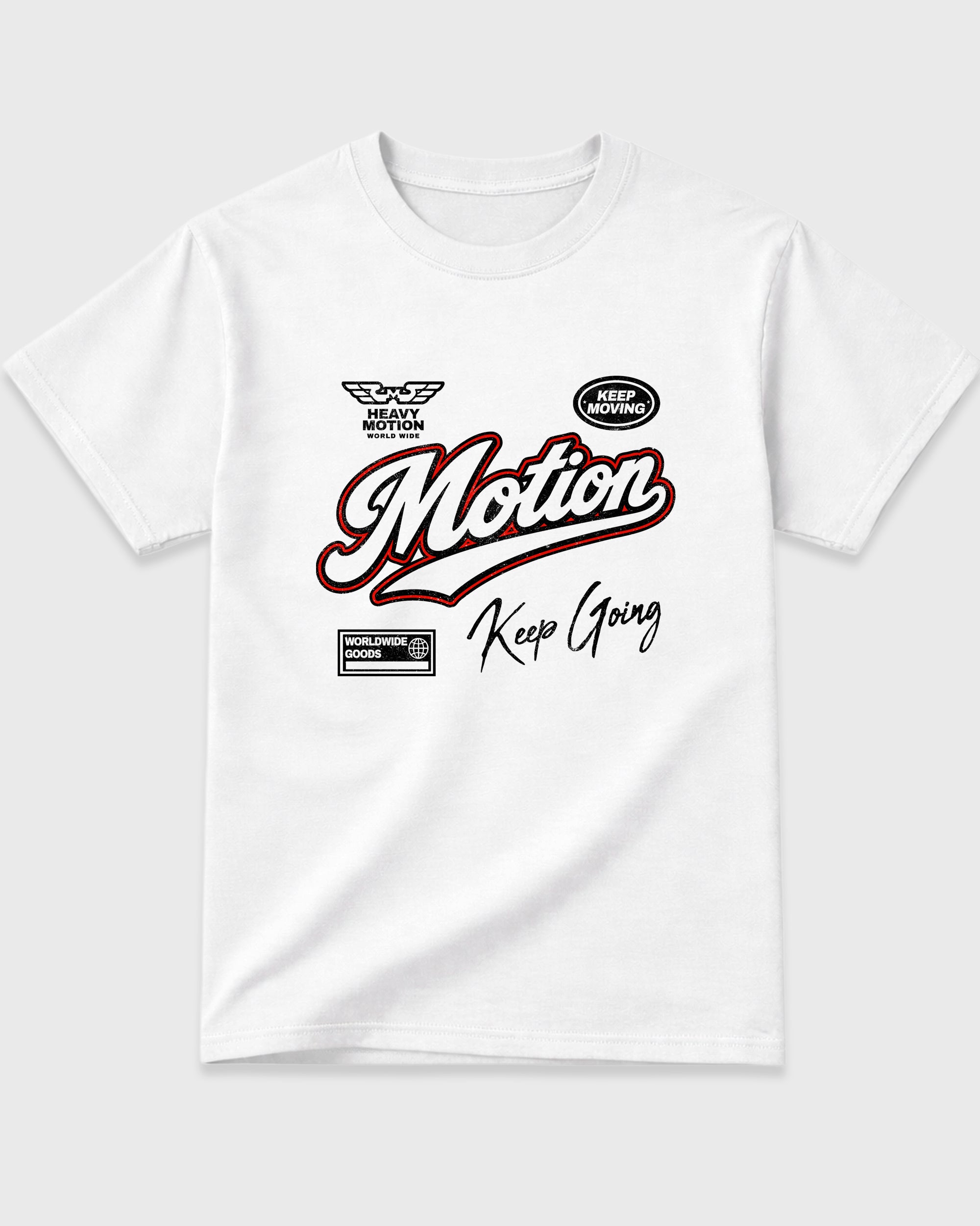 Heavy Motion Graphic T-Shirt featuring original streetwear artwork designed to match the Air Jordan 6 White Infrared. White 2 Graphic T-Shirt.