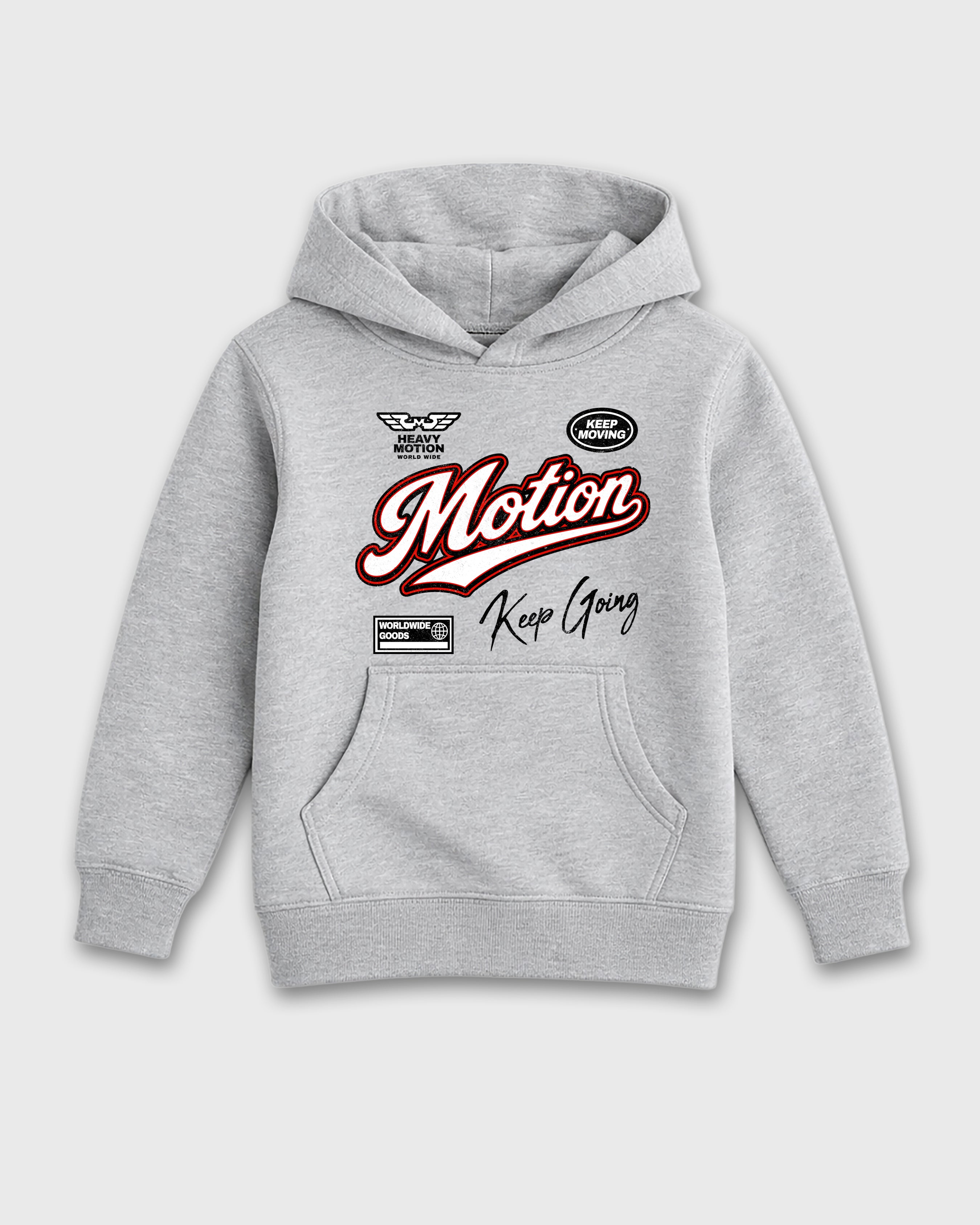 Heavy Motion Baby & Kids Graphic Hoodie featuring original artwork designed to match the Air Jordan 6 White Infrared. Heather Grey 2 Kids Graphic Sweater.