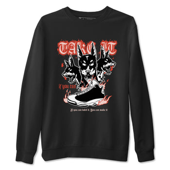 Air Jordan 13 Dune Red shirts to match jordans Hell Hounds sneaker match tees AJ13 Dune Red Sneaker Shirts SNRT Sneaker Tees streetwear brand Black 2 unisex cotton tee