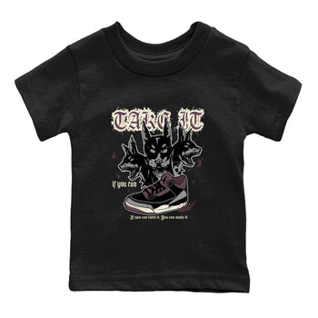 3s A Ma Maniere x Black shirts to match jordans Hell Hounds sneaker match tees Air Jordan 3 A Ma Maniere x Black SNRT Sneaker Tees streetwear brand Baby and Youth Black 2 cotton tee