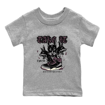 3s A Ma Maniere x Black shirts to match jordans Hell Hounds sneaker match tees Air Jordan 3 A Ma Maniere x Black SNRT Sneaker Tees streetwear brand Baby and Youth Heather Grey 2 cotton tee