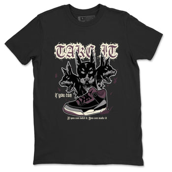 3s A Ma Maniere x Black shirts to match jordans Hell Hounds sneaker match tees Air Jordan 3 A Ma Maniere x Black SNRT Sneaker Tees streetwear brand Black 2 unisex cotton tee