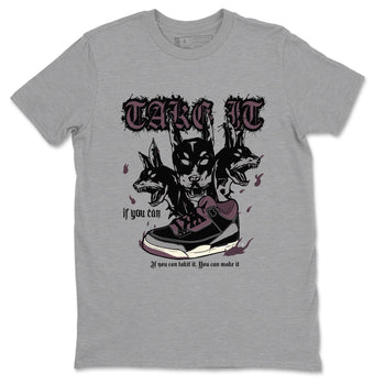 3s A Ma Maniere x Black shirts to match jordans Hell Hounds sneaker match tees Air Jordan 3 A Ma Maniere x Black SNRT Sneaker Tees streetwear brand Heather Grey 2 unisex cotton tee
