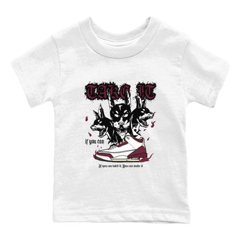 AJ3 A Ma Maniere x Burgundy Crush shirts to match jordans Hell Hounds sneaker match tees A Ma Maniére x Air Jordan 3 "Burgundy Crush" SNRT Sneaker Tees streetwear brand Baby and Youth White 2 cotton tee