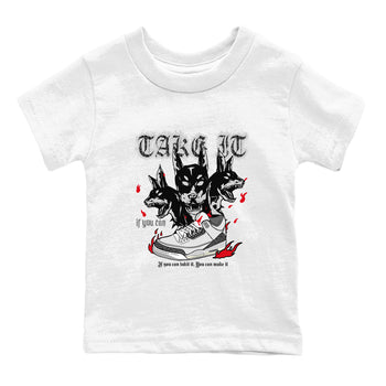 3s Cement Grey shirts to match jordans Hell Hounds sneaker match tees Air Jordan 3 Cement Grey SNRT Sneaker Tees streetwear brand Baby and Youth White 2 cotton tee