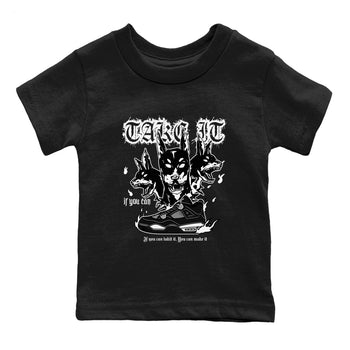 Air Jordan 4 White Thunder shirts to match jordans Hell Hounds sneaker match tees 4s White Thunder Sneaker Shirts SNRT Sneaker Tees streetwear brand Baby and Youth Black 2 cotton tee