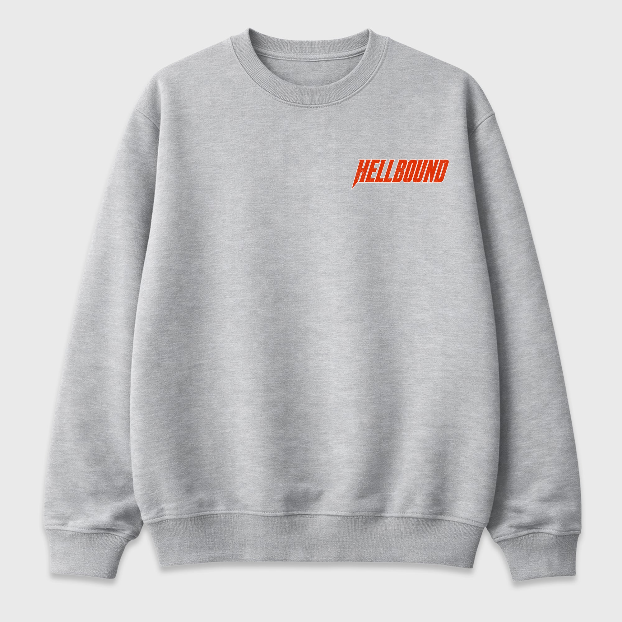Hellbound Graphic T-Shirt featuring original streetwear artwork designed to match the. Heather Grey Graphic Tee.