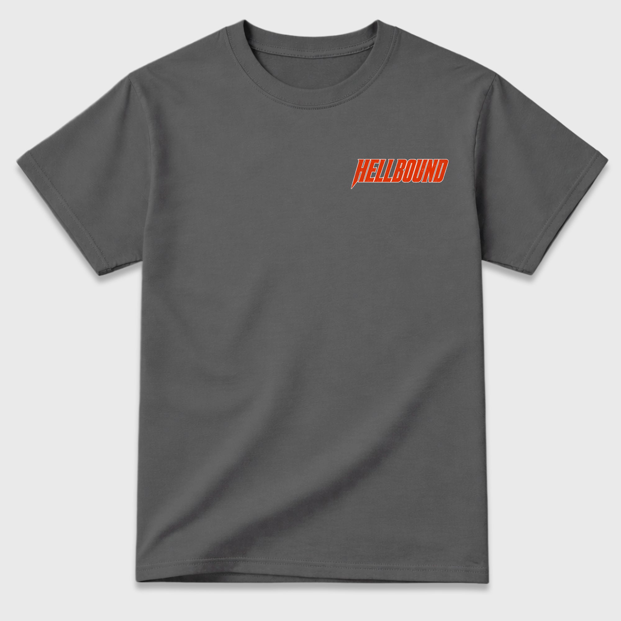 Hellbound Graphic T-Shirt featuring original streetwear artwork designed to match the. Cool Grey Graphic T-Shirt.