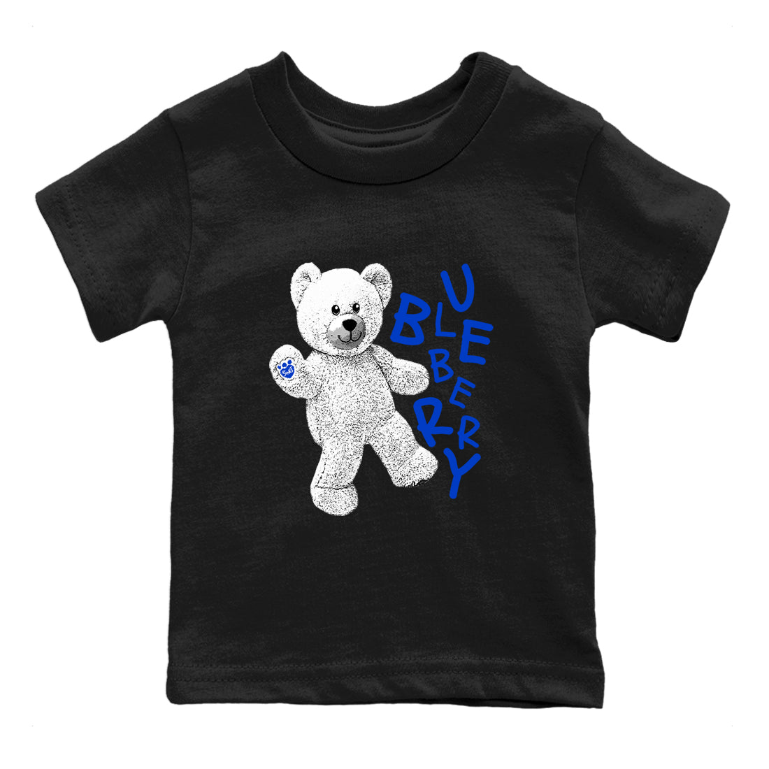 12s Blueberry shirts to match jordans Hello Bear sneaker match tees Air Jordan 12 Blueberry SNRT Sneaker Tees streetwear brand Baby and Youth Black 2 cotton tee