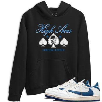 Sneaker match tees  Sneaker Tees To Match Air Jordan 1 Travis Scott Fragment Shoes  High Aces Tee Black 1