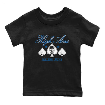 Sneaker match tees  Sneaker Tees To Match Air Jordan 1 Travis Scott Fragment Shoes  High Aces Kids T-Shirt Black 2