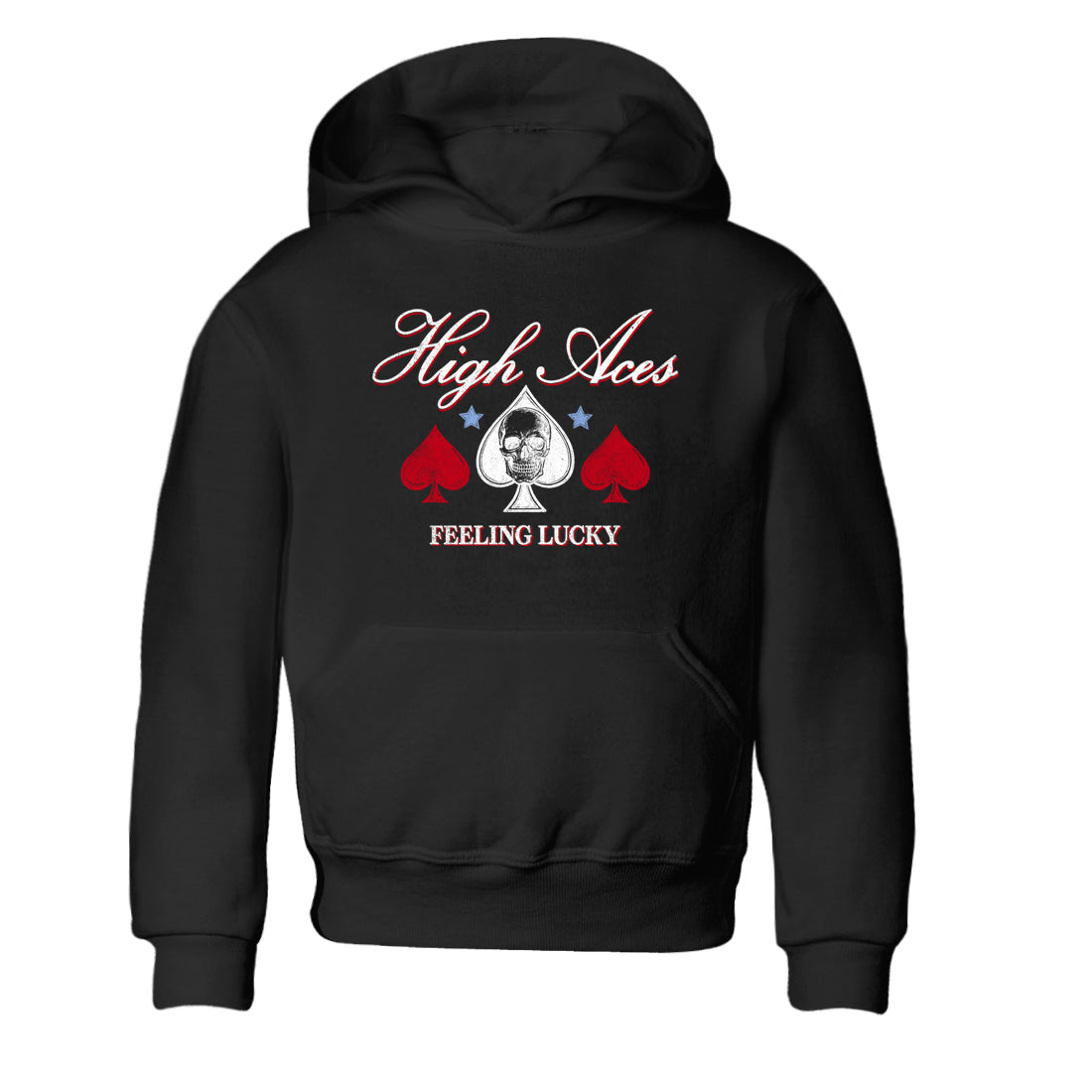 Sneaker match tees – Sneaker Tees To Match Air Jordan 5 Fire Red Shoes – High Aces Kids T-Shirt Black 2