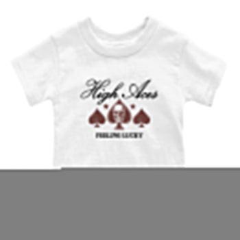 Sneaker match tees – Sneaker Tees To Match Dunk Low Football Shoes – High Aces Kids T-Shirt White 1
